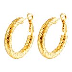 color: Sparkling Diagonal Hollow Lobster Clasp Gold MS-527J