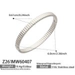 color: Z261-Steel Color Bangle