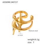 color: A550-Gold Ring / size: US 7