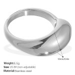 color: JZ138S8# Silver Ring