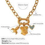 color: XL724G1 Gold Necklace
