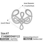 color: Y140-Steel Color Ring / size: US 7