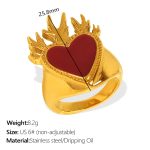 color: JZ76 US Size 6# Gold Ring