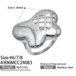 color: A906-Steel Color Ring -Size 6