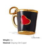 color: PJ691BRG Black Red Pendant