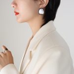 color: F075-Steel Color Earrings