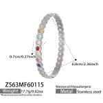 color: Z563-Steel Color Bangle