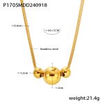 color: P1705-Gold Necklace