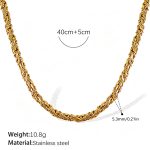 color: XL128G Gold Necklace