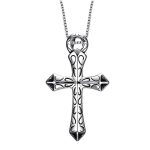 color: Big Cross + Stainless Steel Chain