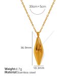 color: XL213 Gold Necklace
