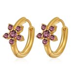 color: MS-783 Gold Small Pink Rhinestone