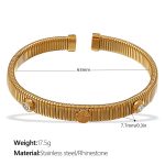 color: SZ268WEG Gold Bangle