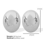color: EH148 Small Silver Earrings