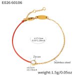 color: E026-April White Zircon Bracelet