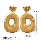 color: EH220 Gold Earrings