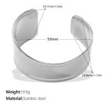 color: SZ294S Silver Bangle