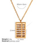 color: TPXL74G Gold Necklace