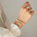 color: E272-Gold Elastic Bracelet