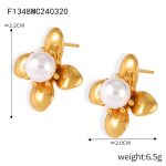 color: F1348-Gold Earrings