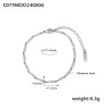 color: TXE079-Steel Color Polished Segment Length 12mm