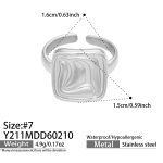 color: Y211-Steel Color Ring Size 7
