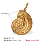 color: PJ295G Solid Gold Pendant
