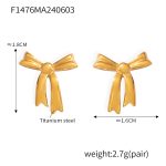color: F1476-Gold Earrings
