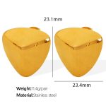 color: EH480 Gold Earrings