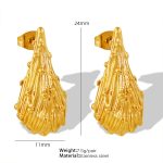 color: EH234 Gold Earrings