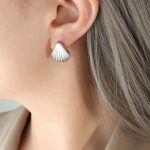 color: F692-Steel Color Earrings
