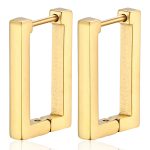 color: Flat Rectangle Gold 1 PC MS-093