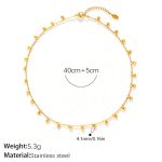 color: XL908G Gold Necklace