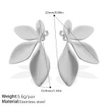 color: EH1291S Silver Earrings